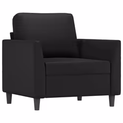 vidaXL Poltrona Nera 60 cm in Similpelle - Vista aggiuntiva 2