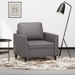 Poltrona Grigia 60 cm in Similpellecod mxl 107604