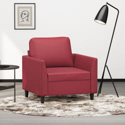 Vidaxl - Poltrona Rosso Vino 60 cm in Similpelle 90757