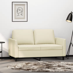 Divano a 2 Posti Crema 120 cm in Similpellecod mxl 131581
