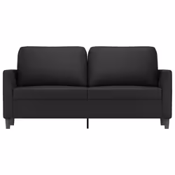 Divano a 2 Posti Nero 140 cm in Similpellecod mxl 107149 - Vista aggiuntiva 3