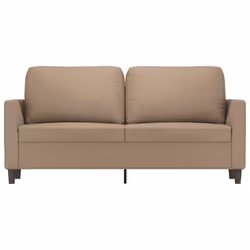 vidaXL Divano a 2 Posti Cappuccino 140 cm in Similpelle - Vista aggiuntiva 3