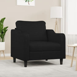Poltrona Nera 60 cm in Tessuto