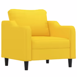 Poltrona Giallo Chiaro 60 cm in Tessutocod mxl 133333 - Vista aggiuntiva 2