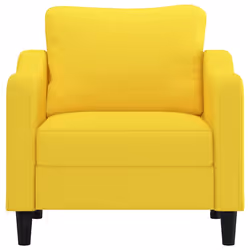 Poltrona Giallo Chiaro 60 cm in Tessutocod mxl 133333 - Vista aggiuntiva 3