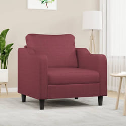 Vidaxl - Poltrona Rosso Vino 60 cm in Tessuto 52391