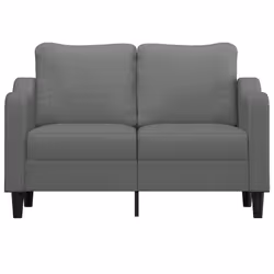 Divano a 2 Posti Grigio Scuro 120 cm in Tessutocod mxl 107232 - Vista aggiuntiva 3