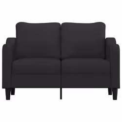 Divano a 2 Posti Nero 120 cm in Tessutocod mxl 131206 - Vista aggiuntiva 3