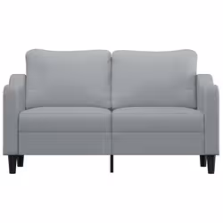 Divano a 2 Posti Grigio Chiaro 140 cm in Tessutocod mxl 107233 - Vista aggiuntiva 3