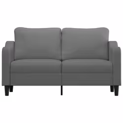 Divano a 2 Posti Grigio Scuro 140 cm in Tessutocod mxl 131207 - Vista aggiuntiva 3