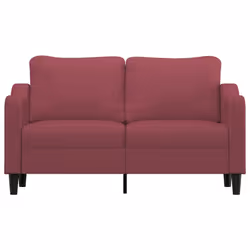 Divano a 2 Posti Rosso Vino 140 cm in Tessutocod mxl 109363 - Vista aggiuntiva 3