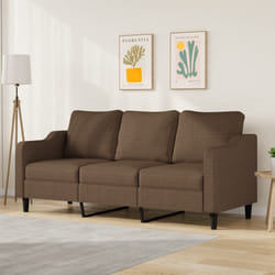 Divano a 3 Posti Marrone 180 cm in Tessutocod mxl 85401
