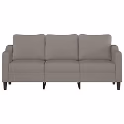 Divano a 3 Posti Tortora 180 cm in Tessutocod mxl 133337 - Vista aggiuntiva 3