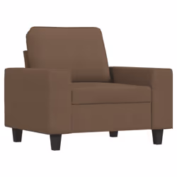 Poltrona Marrone 60 cm in Tessutocod mxl 109712 - Vista aggiuntiva 2