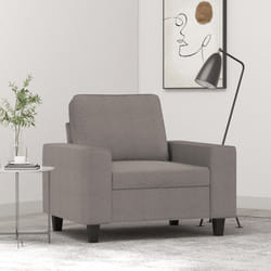 vidaXL Poltrona Tortora 60 cm in Tessuto
