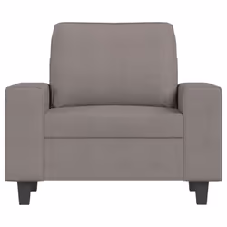 vidaXL Poltrona Tortora 60 cm in Tessuto - Vista aggiuntiva 3