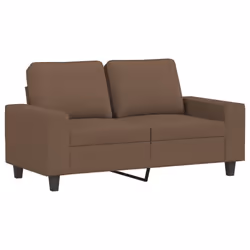 Divano a 2 Posti Marrone 120 cm in Tessutocod mxl 109707 - Vista aggiuntiva 2