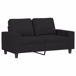 Divano a 2 Posti Nero 120 cm in Tessutocod mxl 83797 - Vista aggiuntiva 2