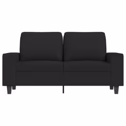 Divano a 2 Posti Nero 120 cm in Tessutocod mxl 83797 - Vista aggiuntiva 3