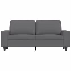 Divano a 2 Posti Grigio Scuro 140 cm in Tessutocod mxl 107733 - Vista aggiuntiva 3