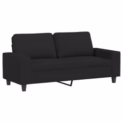 Divano a 2 Posti Nero 120 cm in Tessutocod mxl 131714 - Vista aggiuntiva 2