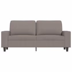 vidaXL Divano a 2 Posti Tortora 140 cm in Tessuto - Vista aggiuntiva 3