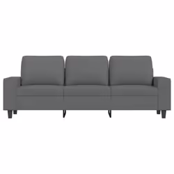 Divano a 3 Posti Grigio Chiaro 180 cm in Tessutocod mxl 107734 - Vista aggiuntiva 3