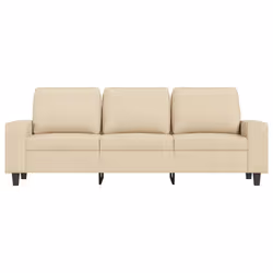 Divano a 3 Posti Crema 180 cm in Tessutocod mxl 85729 - Vista aggiuntiva 3