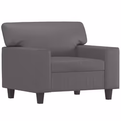 Poltrona Grigia 60 cm in Similpellecod mxl 111860 - Vista aggiuntiva 2