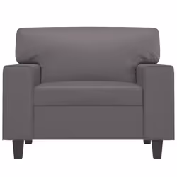 Poltrona Grigia 60 cm in Similpellecod mxl 111860 - Vista aggiuntiva 3