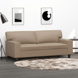 Divano a 2 Posti Cappuccino 140 cm in Similpellecod mxl 107237