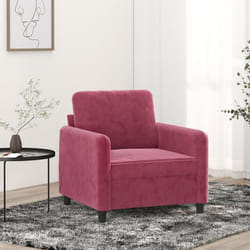 Poltrona Rosso Vino 60 cm Vellutocod mxl 134357