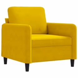 Poltrona Giallo 60 cm Vellutocod mxl 109395 - Vista aggiuntiva 2