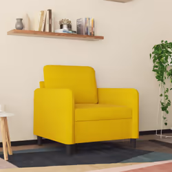 Poltrona Giallo 60 cm Vellutocod mxl 109395 - Vista aggiuntiva 3