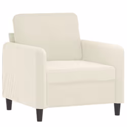 Poltrona Crema 60 cm Vellutocod mxl 134358 - Vista aggiuntiva 2