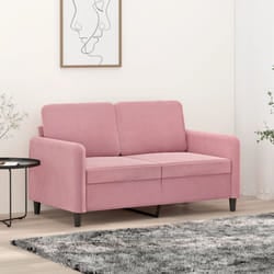 Divano a 2 Posti Rosa 120 cm in Vellutocod mxl 109393