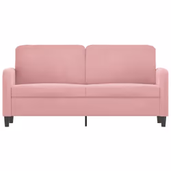 Divano a 2 Posti Rosa 140 cm in Vellutocod mxl 133339 - Vista aggiuntiva 3
