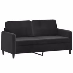 Divano a 2 Posti Nero 140 cm in Vellutocod mxl 131219 - Vista aggiuntiva 2