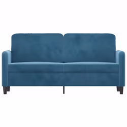 Divano a 2 Posti Blu 140 cm in Vellutocod mxl 133340 - Vista aggiuntiva 3