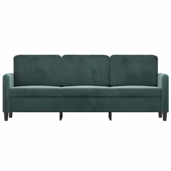 Divano a 3 Posti Verde Scuro 180 cm in Vellutocod mxl 107735 - Vista aggiuntiva 3