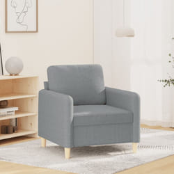 Vidaxl - Poltrona Grigio Chiaro 60 cm in Tessuto 46840