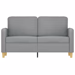Divano a 2 Posti Grigio Chiaro 120 cm in Tessutocod mxl 131214 - Vista aggiuntiva 3