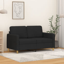 Divano a 2 Posti Nero 120 cm in Tessutocod mxl 83300