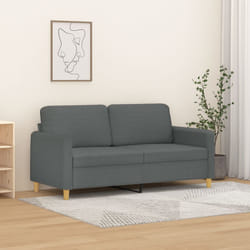 Divano a 2 Posti Grigio Scuro 140 cm in Tessutocod mxl 131210