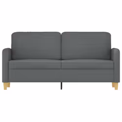 Divano a 2 Posti Grigio Scuro 140 cm in Tessutocod mxl 131210 - Vista aggiuntiva 3