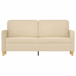 Divano a 2 Posti Crema 140 cm in Tessutocod mxl 109372 - Vista aggiuntiva 3