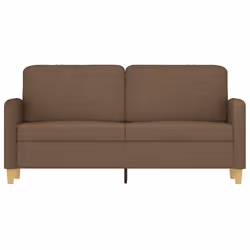 Divano a 2 Posti Marrone 140 cm in Tessutocod mxl 85408 - Vista aggiuntiva 3