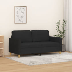 Divano a 2 Posti Nero 120 cm in Tessutocod mxl 107239