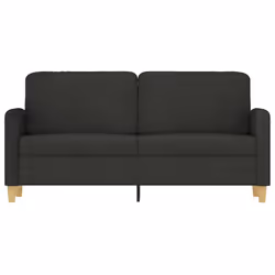 Divano a 2 Posti Nero 120 cm in Tessutocod mxl 107239 - Vista aggiuntiva 3