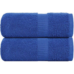 Asciugamani per Sapone 2 pz Blu 30x30 cm 360 g/m² 100% Cotone Vidaxl 2208